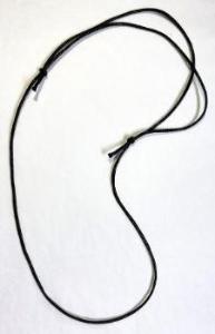 Waxed-cotton, adjustable cord