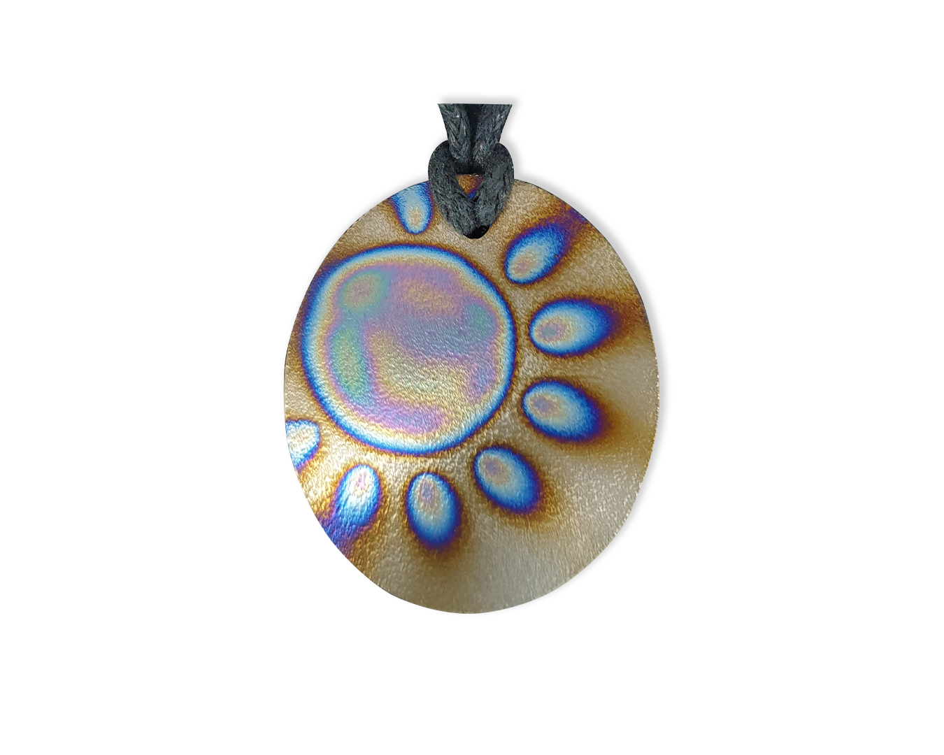 Titanium Thymus Pendant for Bio-Energy Field Strengthening and Relaxation